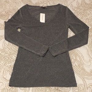 NWT!  Banana Republic metallic top